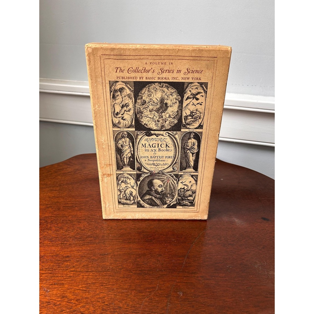 Natural Magick John Baptista Porta Basic Books Collector's Series Science 1958